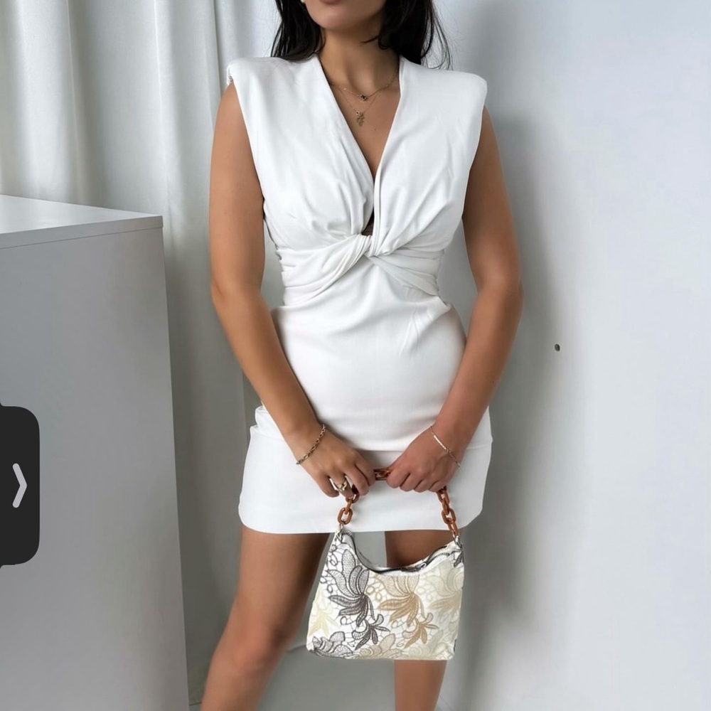 Zara white dress